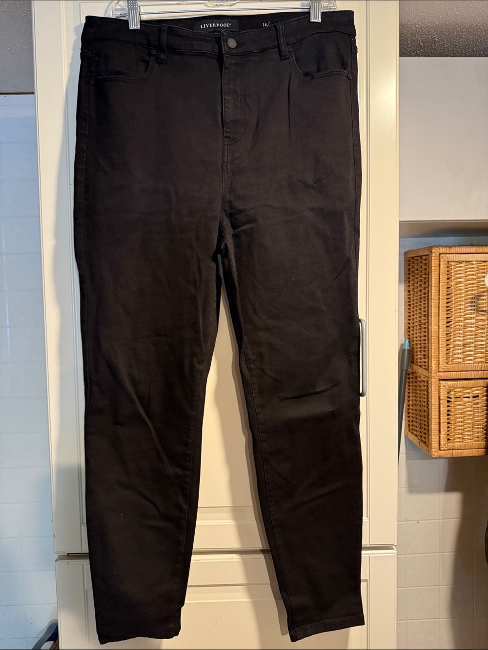 Liverpool Black High-Rise ankle Jeans - Sleek Fit size 14 6:5